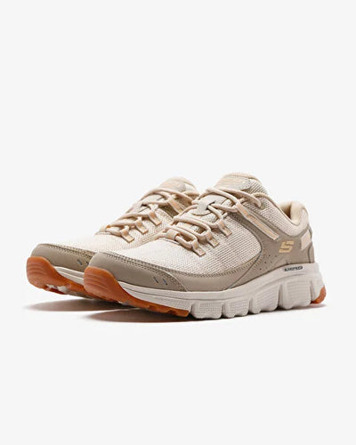🏞️ Tenis Skechers Beige con Suela Trail