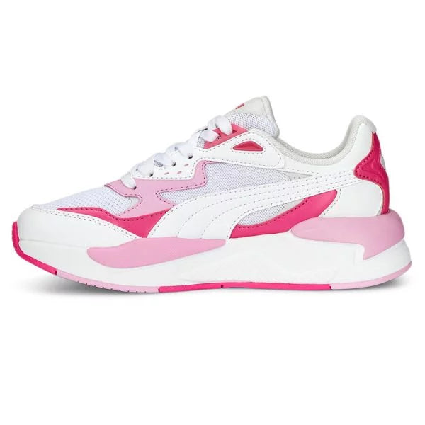 ¡Atrapa Miradas con los Nuevos Puma X-Ray en Blanco y Rosa Vibrante! Estilo, Comodidad y Energía Pura.
