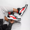 ¡Domina las alturas del estilo con los nuevos tenis Puma de caña alta en Blanco, Negro y Rojo!