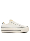 ✨ Converse Chuck Taylor All Star Lift Ox - Blanco Marfil ✨